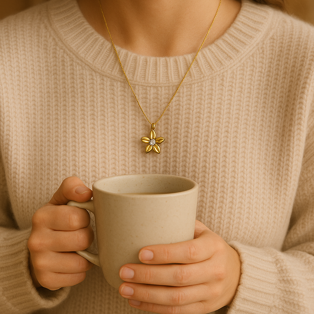 Bloemenketting: Goud