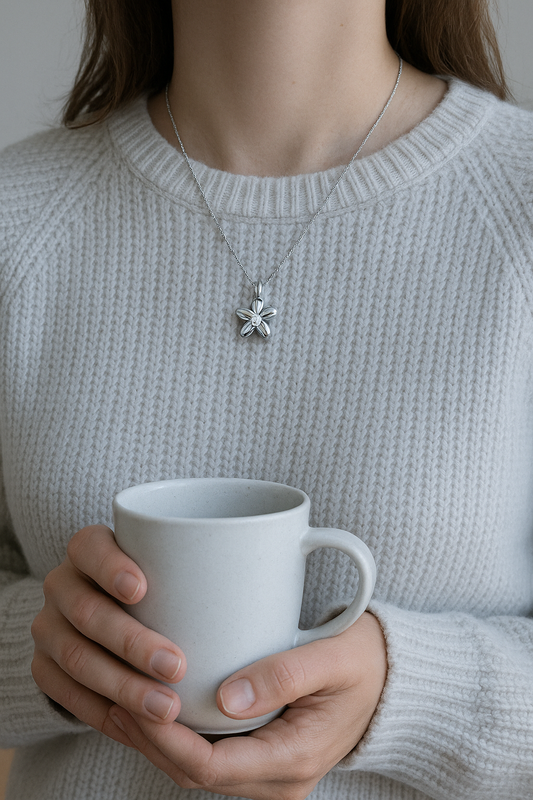 Bloemenketting: Zilver