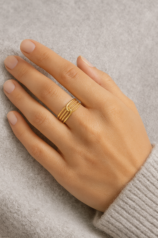 Infinity ring: goud