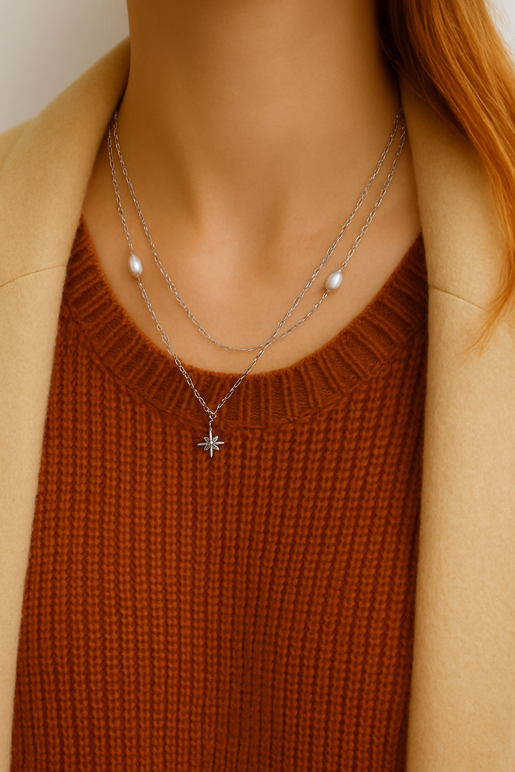 Parelketting: Zilver