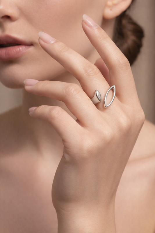 Bague Maria argenté