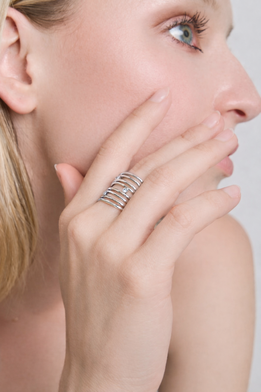 Bague Lina argenté