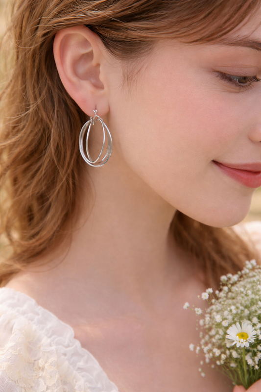 Kira zilveren oorbellen