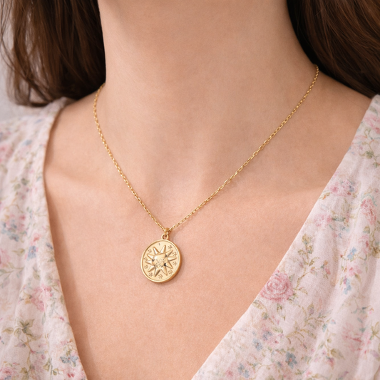 Halsketting - Angelique: Goud