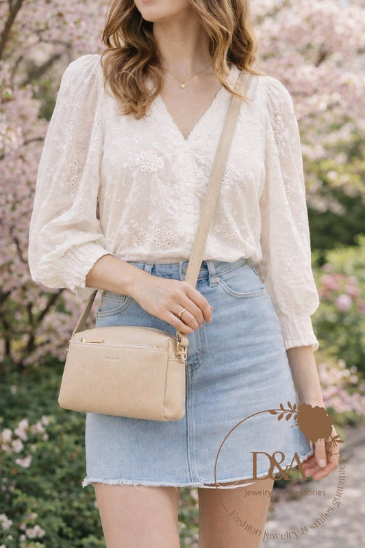 L'Épure Beige Schoudertas