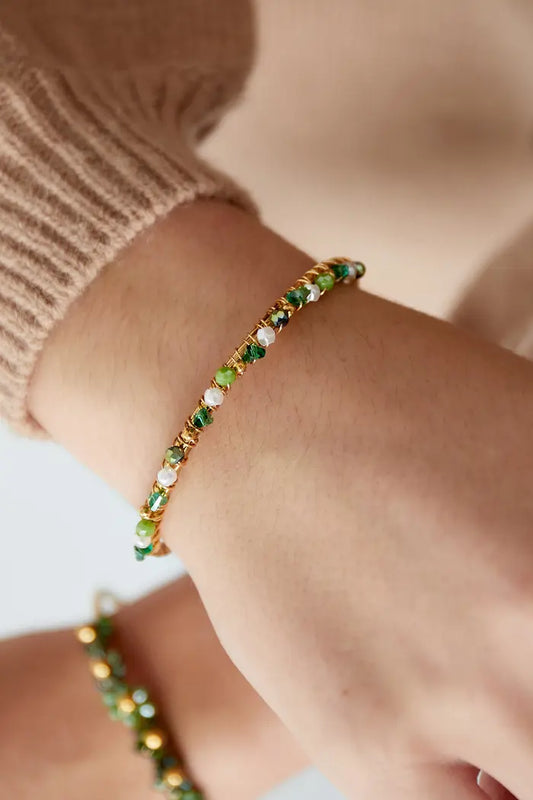 Bracelet Beady vert