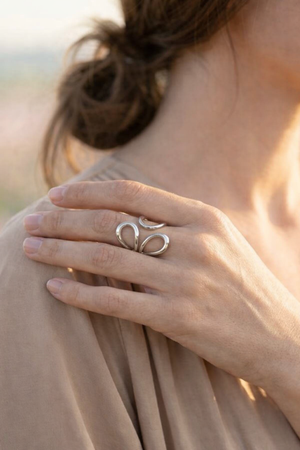 Loulou Ring – adjustable stainless steel