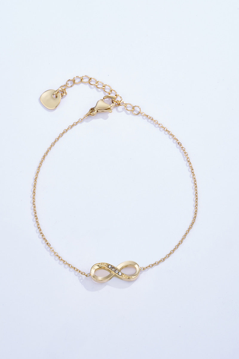 Bracelet infini doré