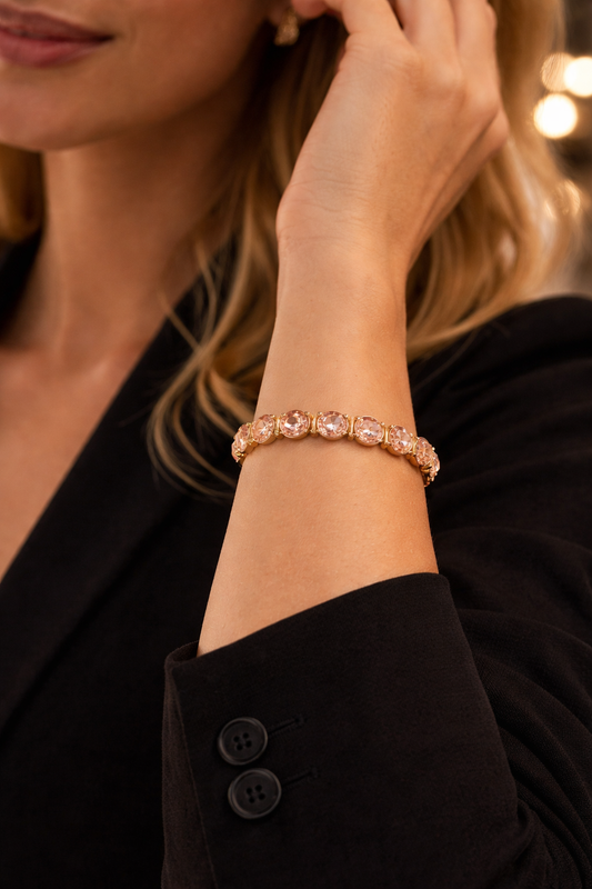 Bracelet Princesse: Champagne