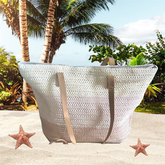 Strandtas in de kleur roze