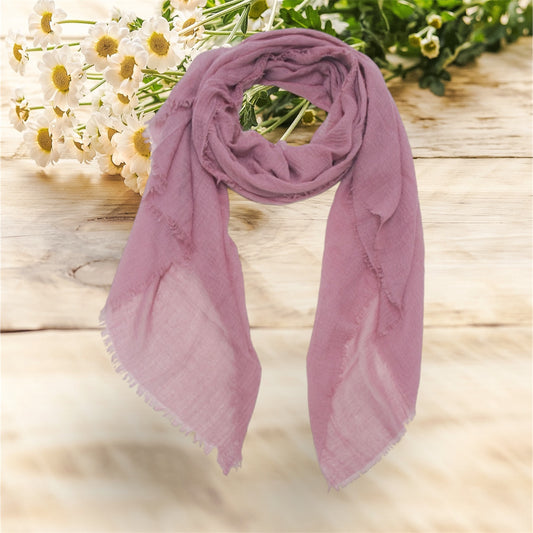 Foulard Eve: vieux rose