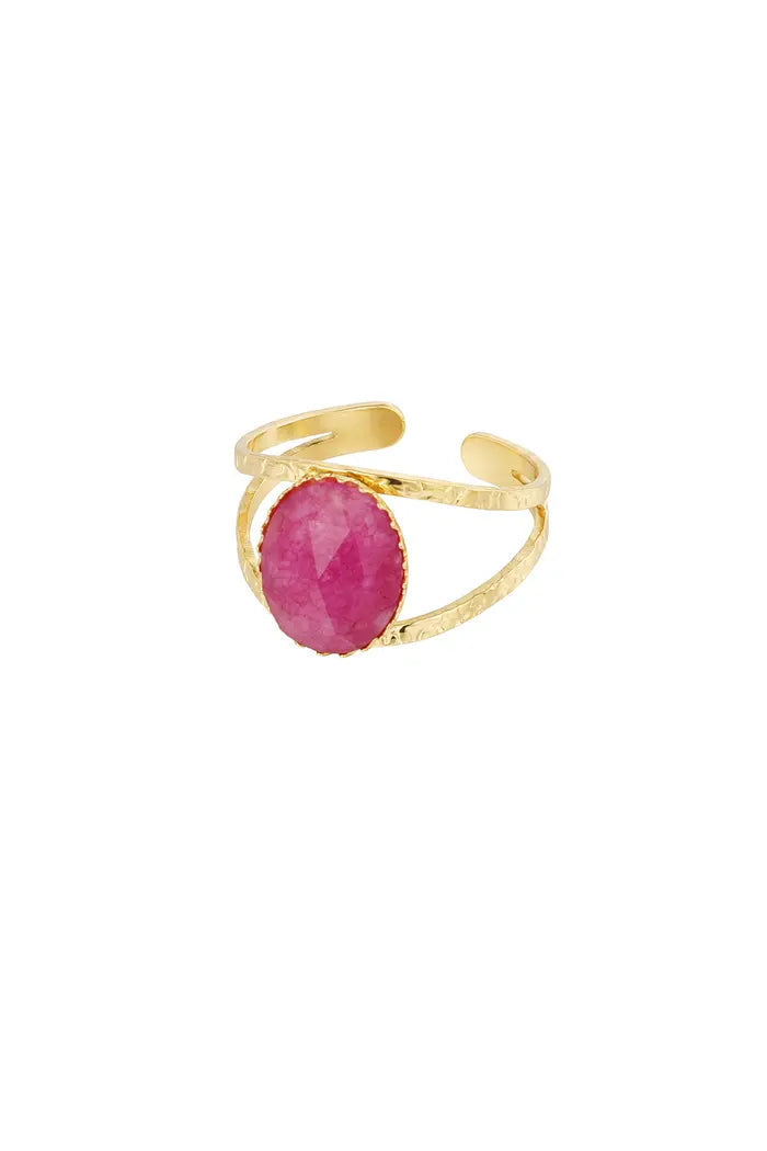 Bague Kiki fushia