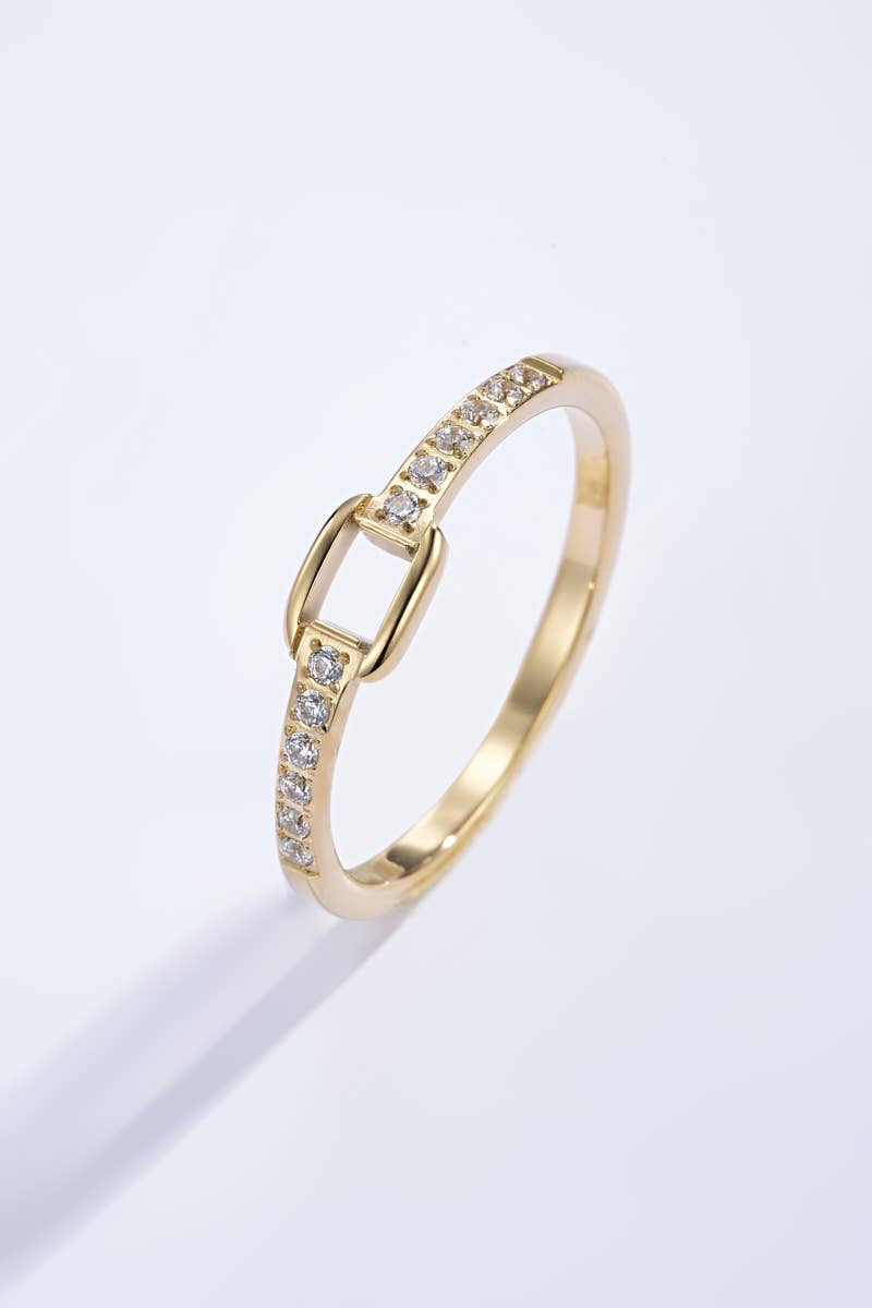 Bague Ceinture: doré