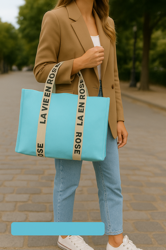 Sac la vie en rose - Turquoise