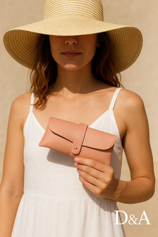 Étui à lunettes: rose