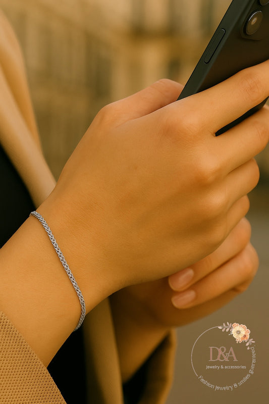 Estelle armband: zilver