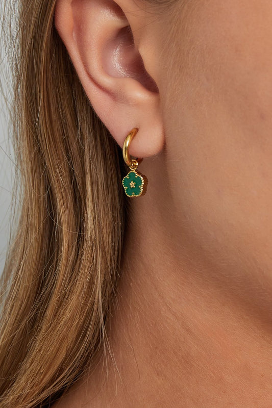 Boucles d’oreilles Lyla: vert