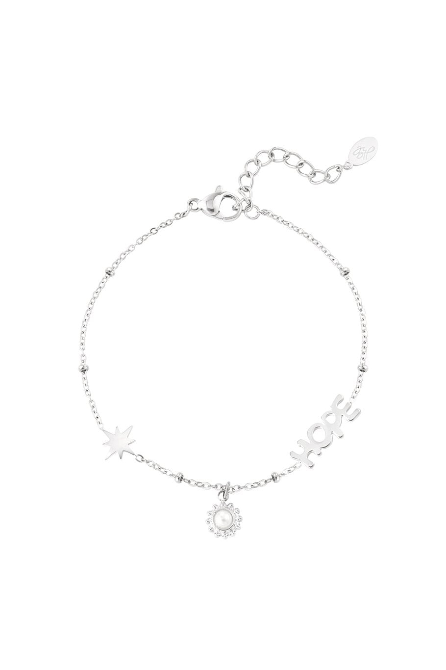 Bracelet Hope: argenté