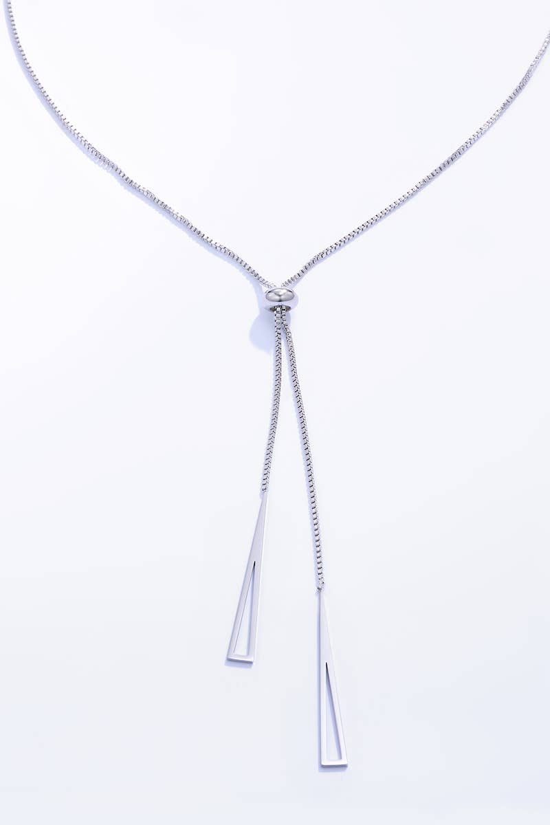 Fijne Y-ketting: Zilver