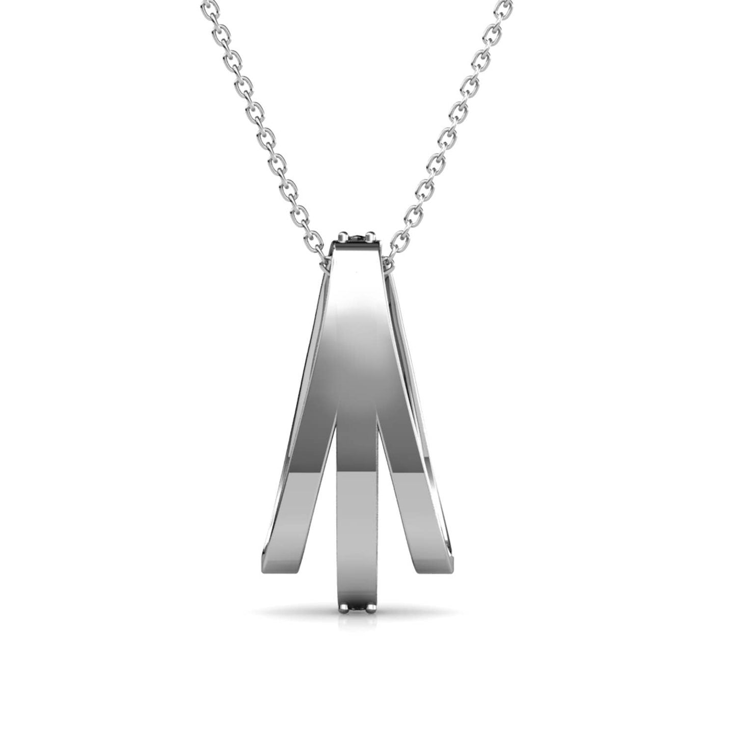 Aurielle-hangers - zilver en kristal