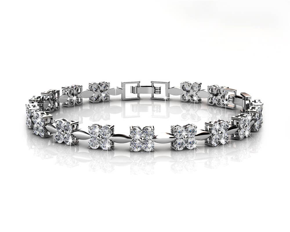 Bracelet Sweet - Argenté et Cristal