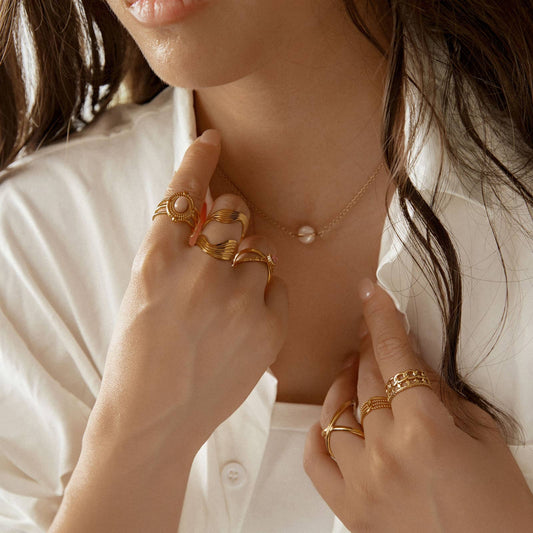 Bague - Géraldine: Gold