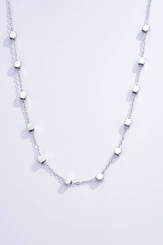 Collier en acier inoxydable : Argent