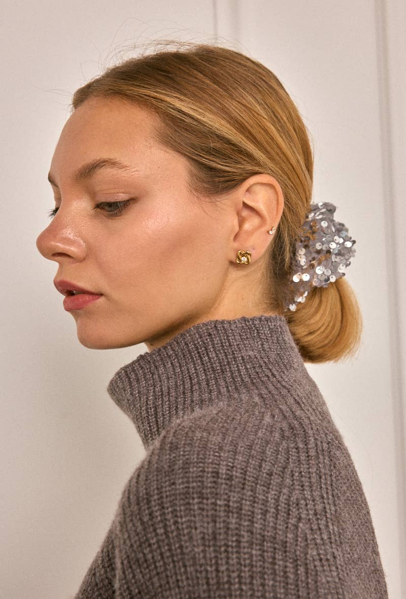 Lola oorbellen: zilver