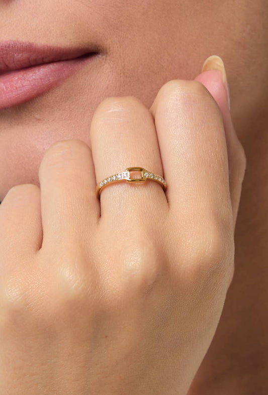 Bague Ceinture: doré