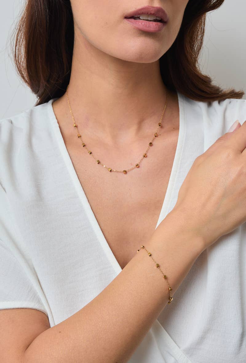 Collier en acier inoxydable : Argent