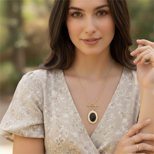 Halsketting - Maria: Goud