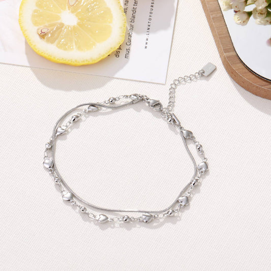 Chaine de cheville - Silvana: Argent