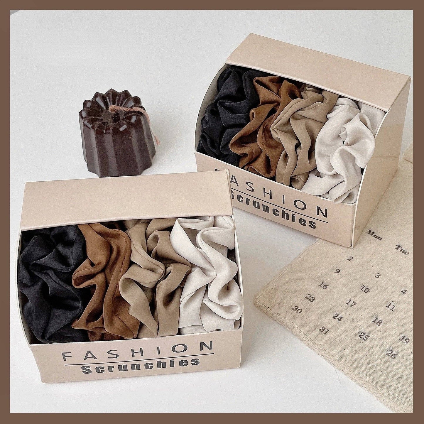 Gifty - Boîte de 8 chouchous soyeux
