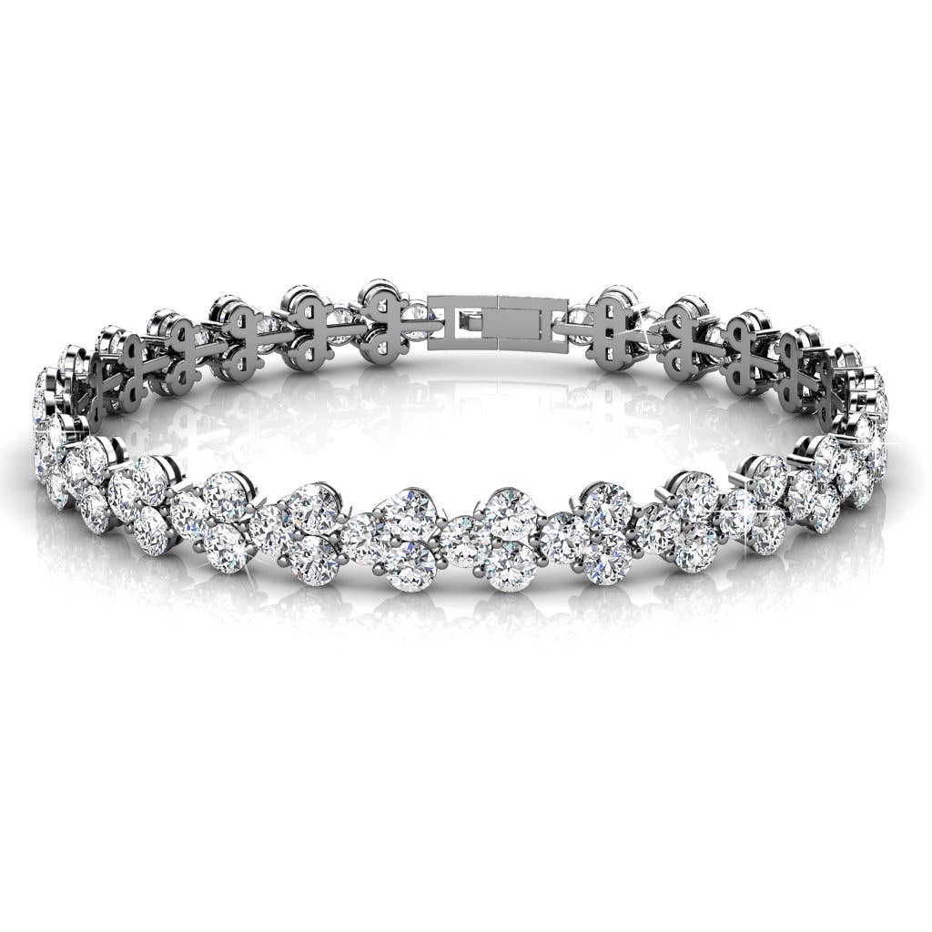 Bracelet Princess - Argenté et Cristal