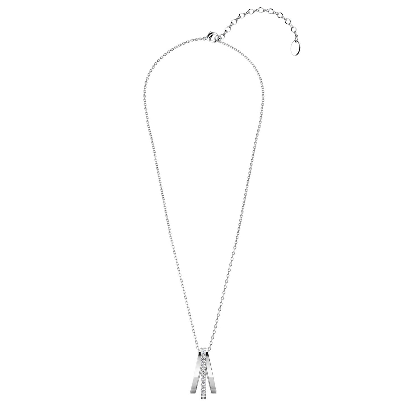 Aurielle-hangers - zilver en kristal