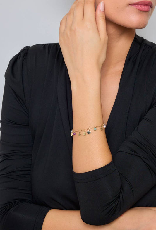 Bracelet Sydney en acier inoxydable : Or