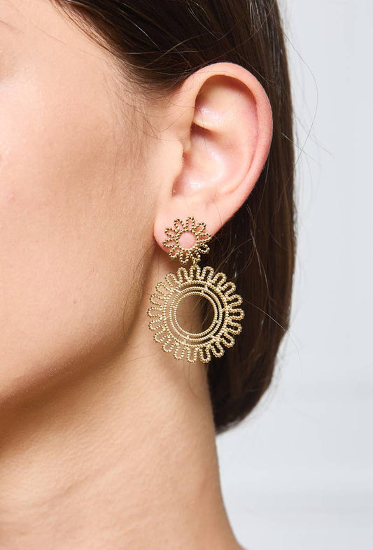 Vintage gouden oorbellen