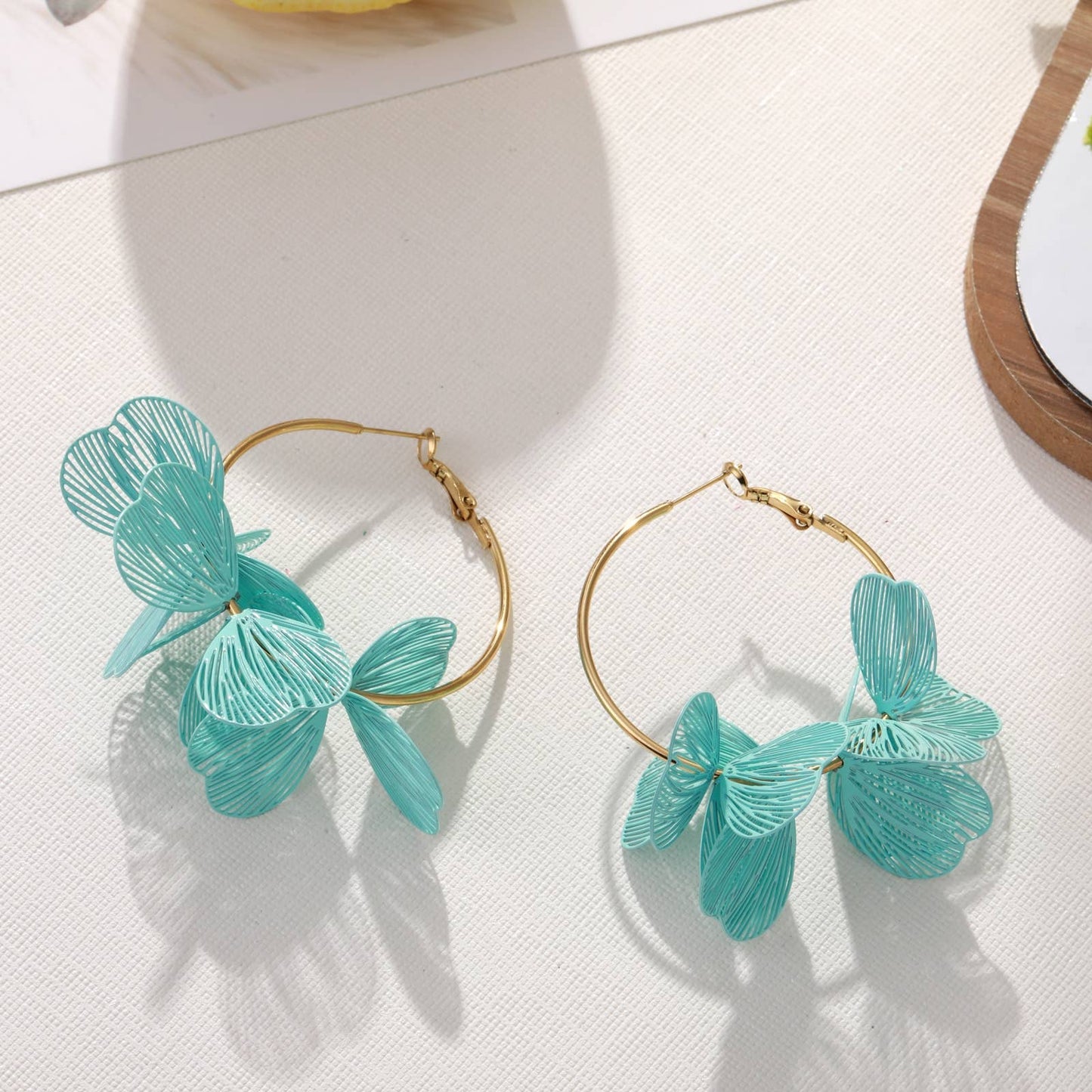 Boucles d'oreilles - Mélodie: Bleu